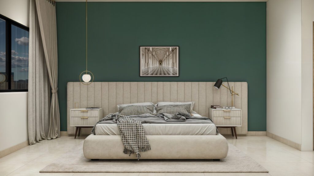 Vue 3D Chambre à la résidence Salih