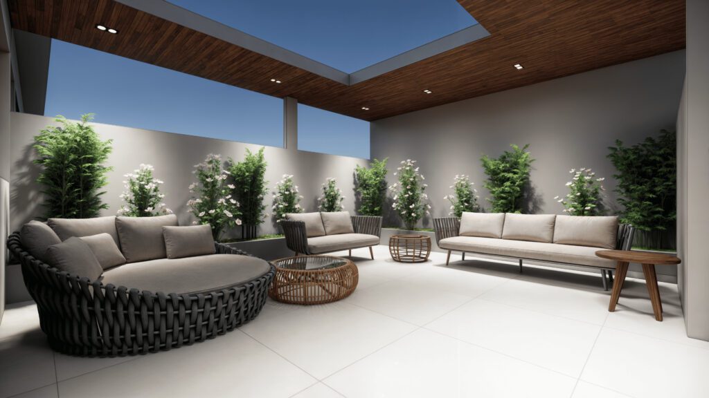 Rooftop, espace de détente de la résidence Maasina