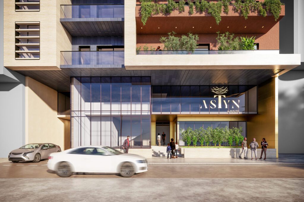 Devanture de la résidence ASTYN à Bourguiba, appartements à vendre