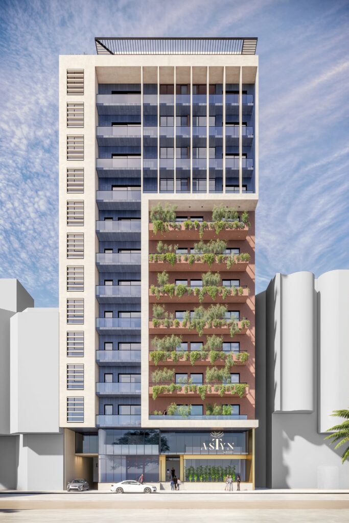 Façade principale ASTYN, appartements à vendre à Bourguiba