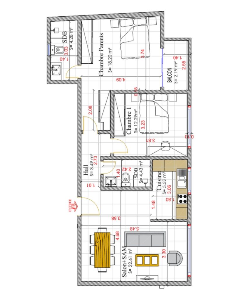 F3 D 82,50 m²