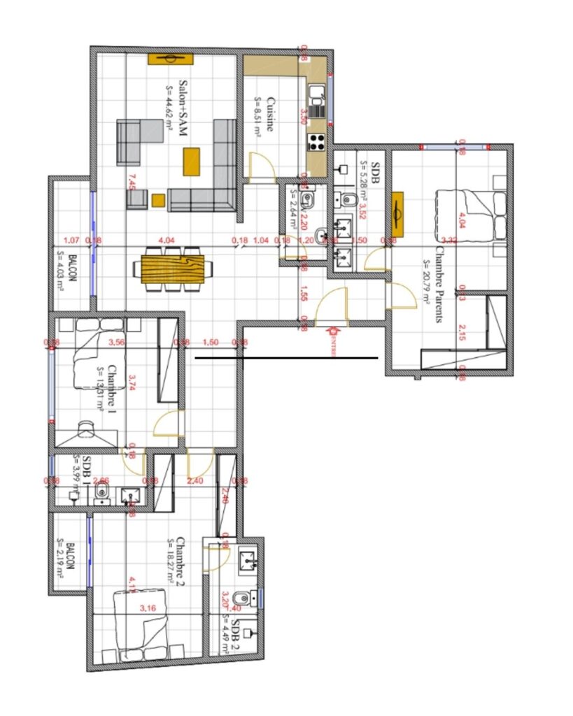 F4 H 148, 39 m²
