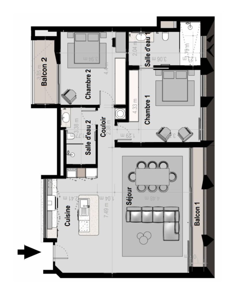 F3 C - 140 m²